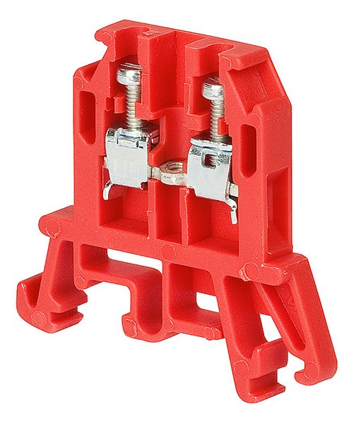 Pokój Złączka szynowa gwintowana ZUG-G2,5 czerwona A11-0077