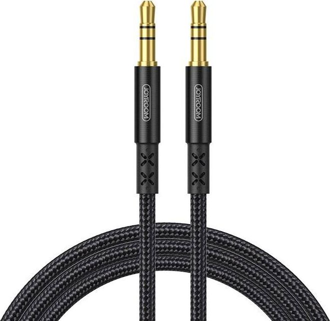 Kabel Joyroom Jack 3.5mm - Jack 3.5mm 1.5m czarny (SY-15A1)