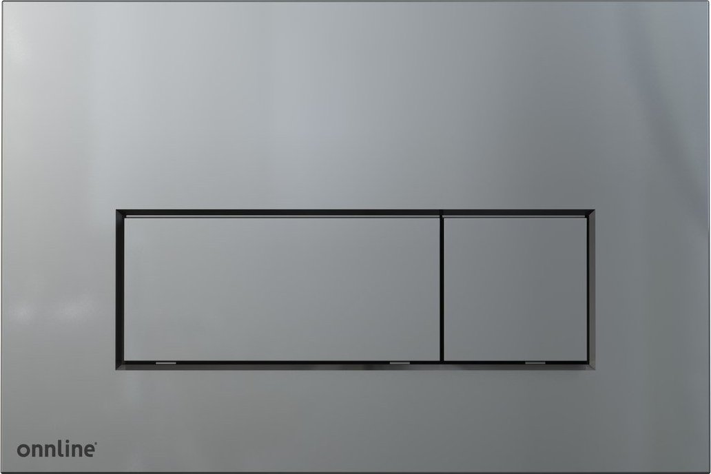 Przycisk spłukujący Onnline PRZYCISK DO STELAŻA ONNLINE CHROM-MAT