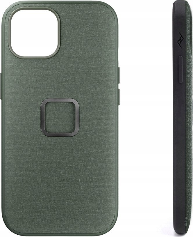 Peak Design Mobile Etui Everyday Case Fabric iPhone 15 - Szarozielone
