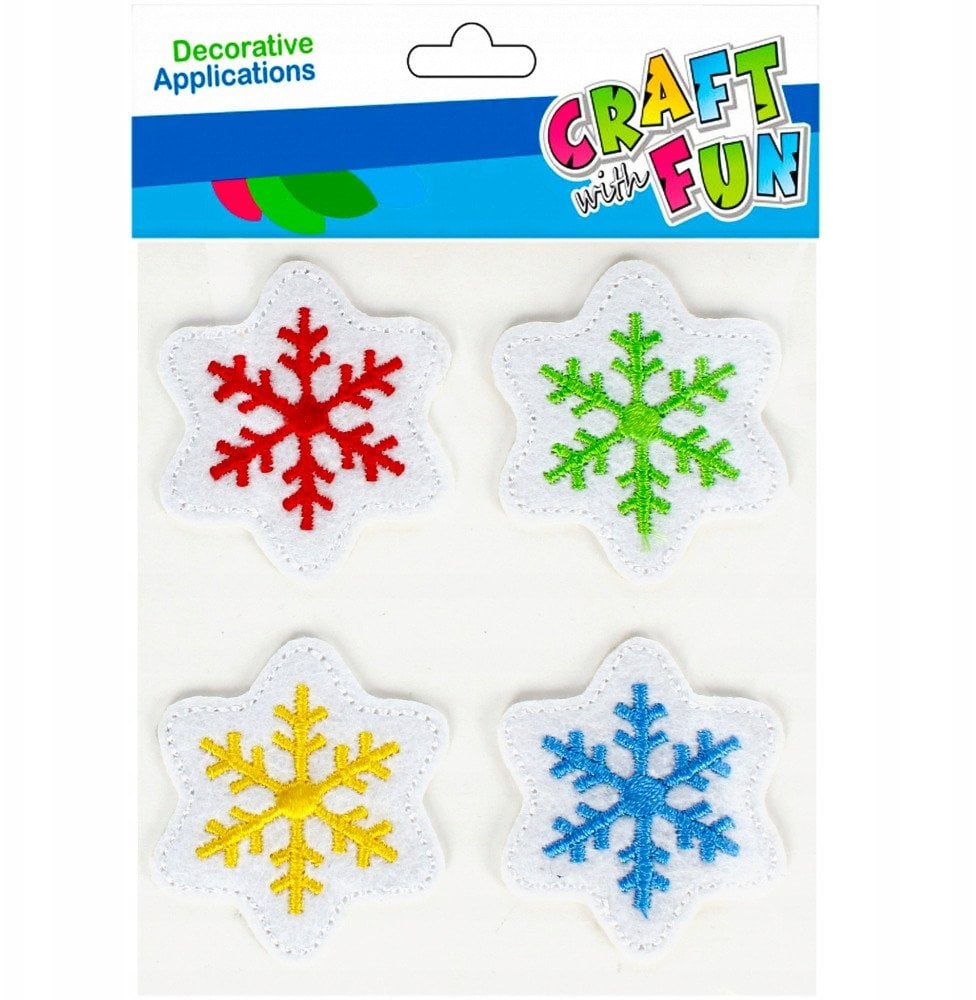 OZDOBA BN NASZYWKA SPRZYL PLATKI SNIEG CF 12/288