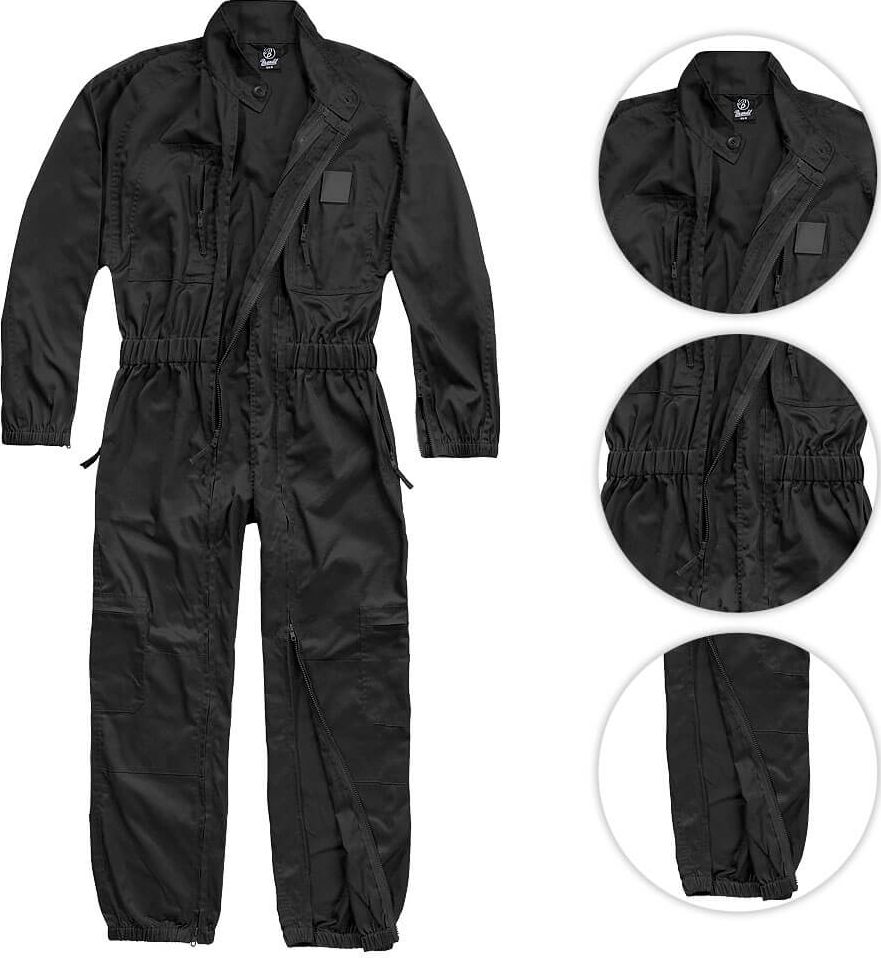 Brandit Brandit Kombinezon Taktyczny Flightsuit Czarny XXL