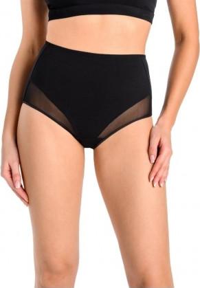Teyli Majtki bawełniane z wysokim stanem Lilly czarne Czarny XL