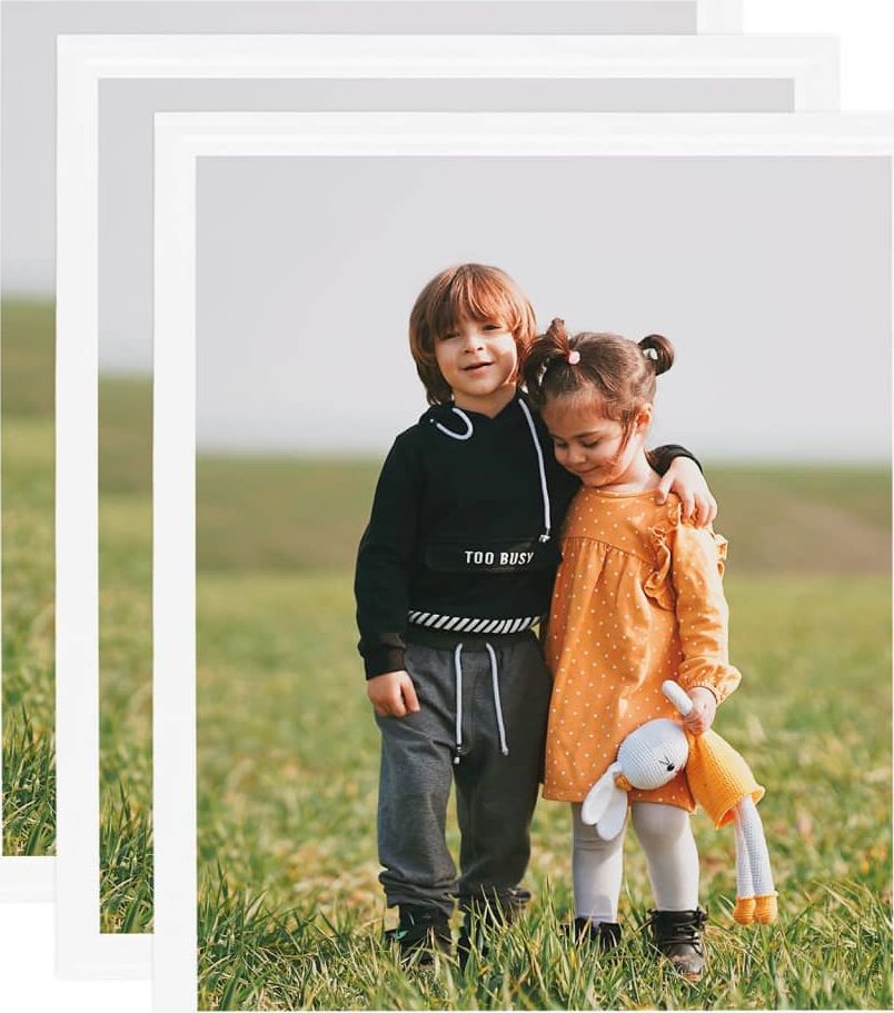 Ramka vidaXL Ramki na zdjęcia, 3 szt., ścienne lub stojące, 50x60 cm, MDF