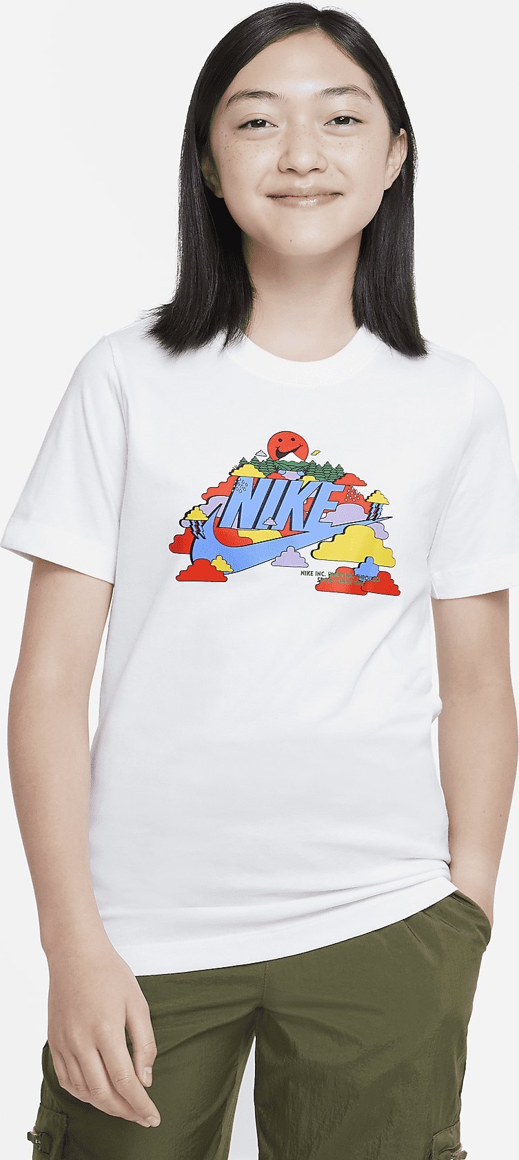 Nike Koszulka Nike Sportswear Jr DX1148 100