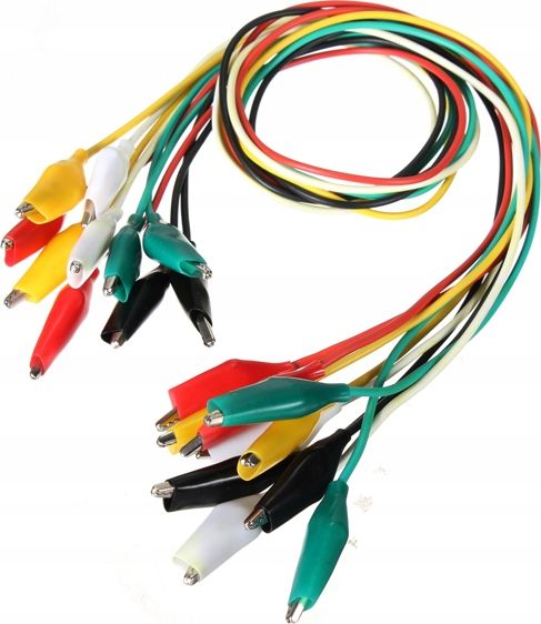 Techrebal Przewody pomiarowe z krokodylkiem 27mm dł.50cm