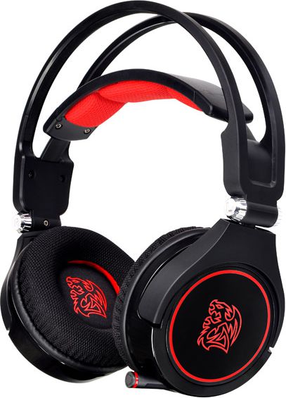 Słuchawki Tt eSPORTS Cronos AD Czerwone (HT-CRA-ANECBK-14)