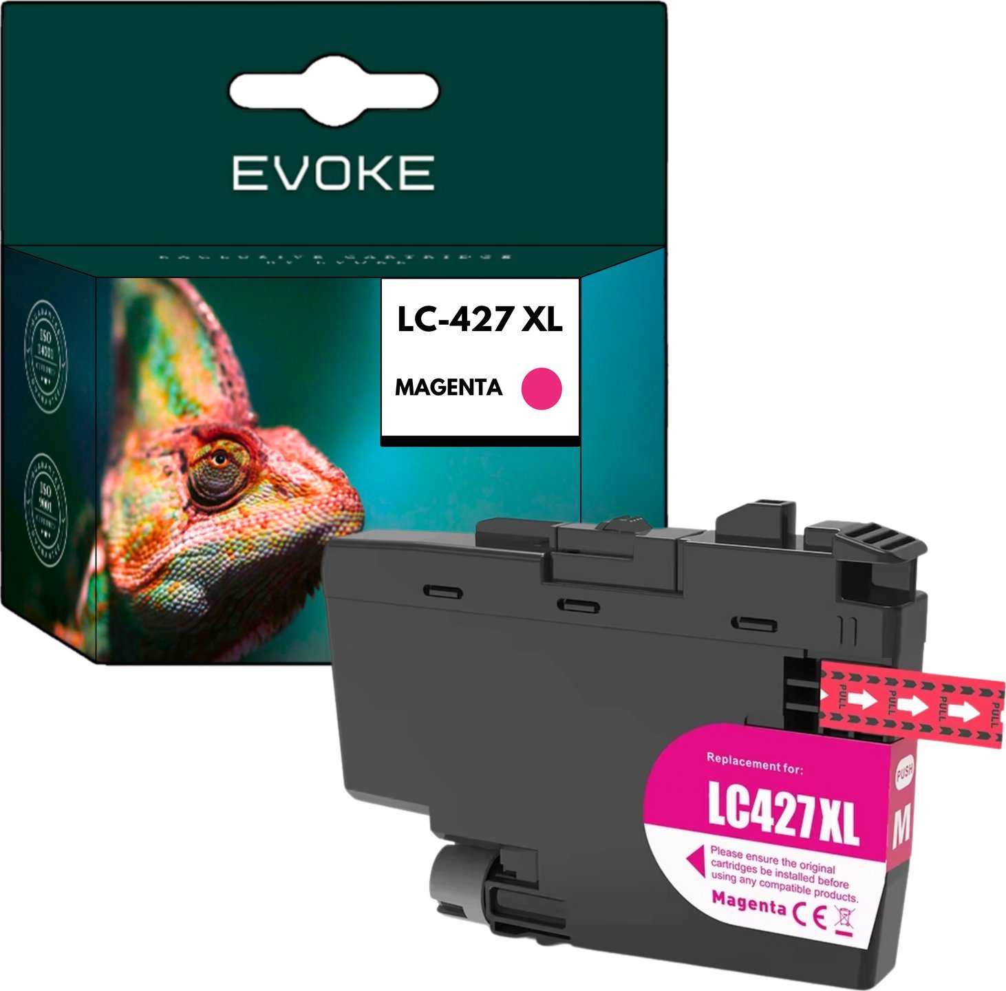 Tusz do drukarki Brother LC427XLM czerwony (magenta) | 5000 stron