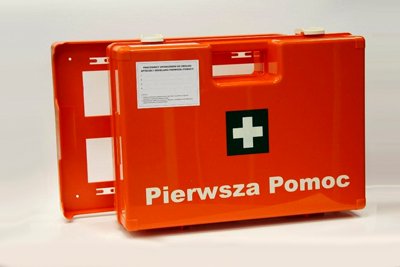 PK-MOT Przenośna apteczka pierwszej pomocy K-20 z wieszakiem montowanym na ścianę