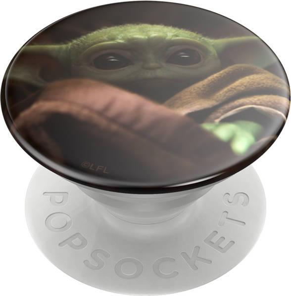 PopSockets PopSockets PopGrip - Wysuwana podstawa i uchwyt do smartfonów i tabletów z wymienną górną częścią - The Child (Baby Yoda)