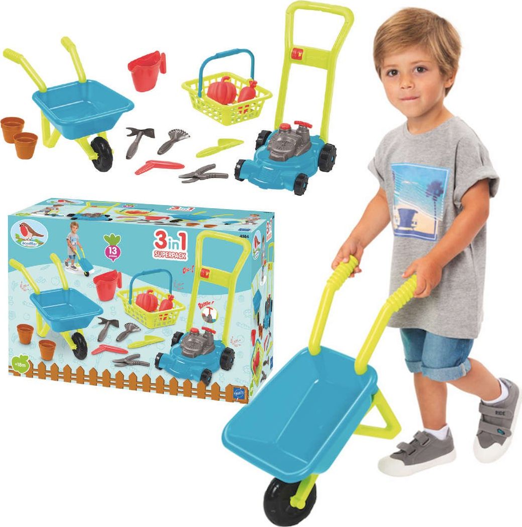 Simba Zestaw ogrodowy 3w1 4584 Ecoiffier