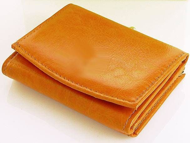 Kemer Mała skórzana portmonetka damska