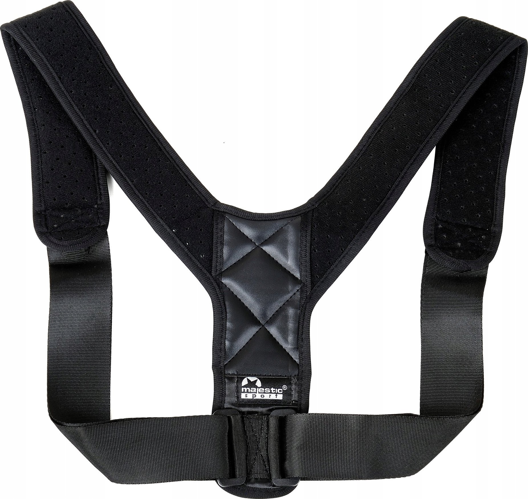 Korektor wad postawy Majestic Sport czarny r. L