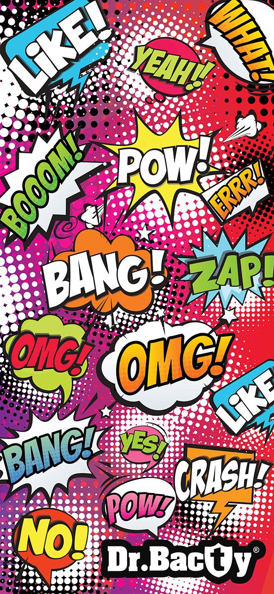 Dr.Bacty Ręcznik Boom XL kolorowy 70x140 cm (DRC-XL-BOOM)