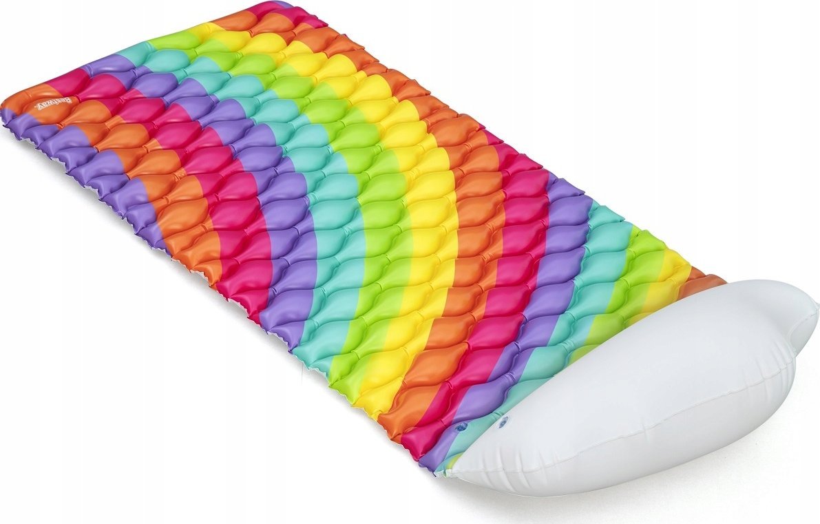 Bestway Materac tęczowy 216x80cm
