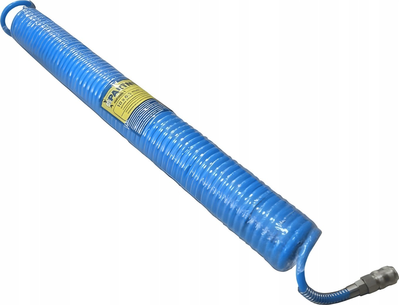 Partner Wąż spiralny poliuretanowy 6.5mm x 5m z szybkozlączkami 1/4" (ciśnienie maks. 15bar)