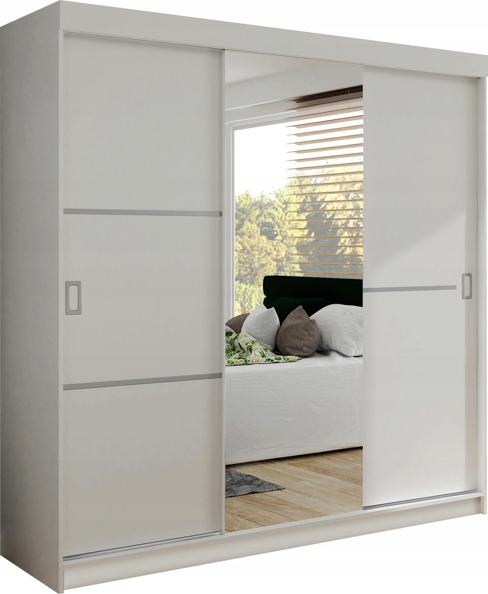 KIER Szafa przesuwna z lustrem IKA 2 - 200