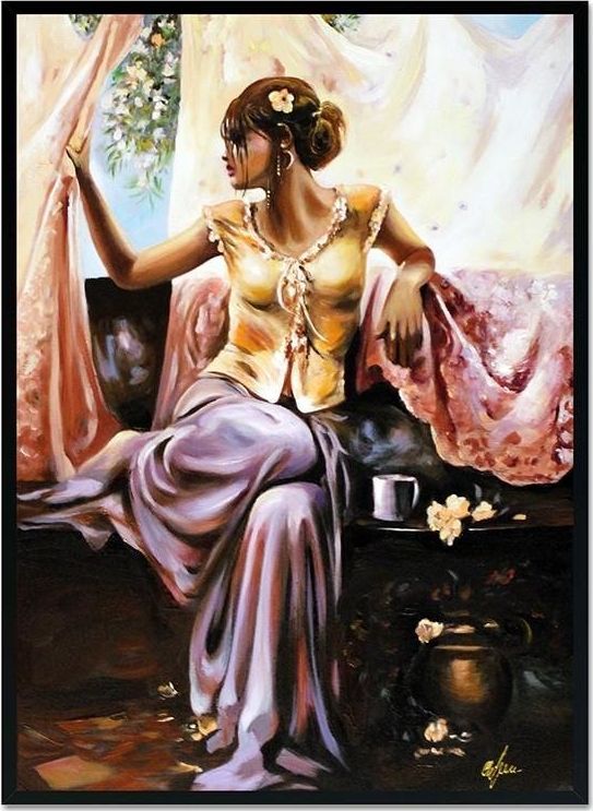 GO-BI Obraz "Inne" ręcznie malowany 53x73cm