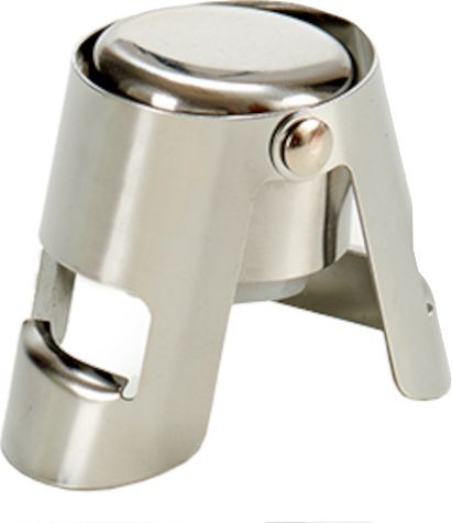 Balvi korek do szampana 11 x 4,2 x 14 cm stal nierdzewna srebrny