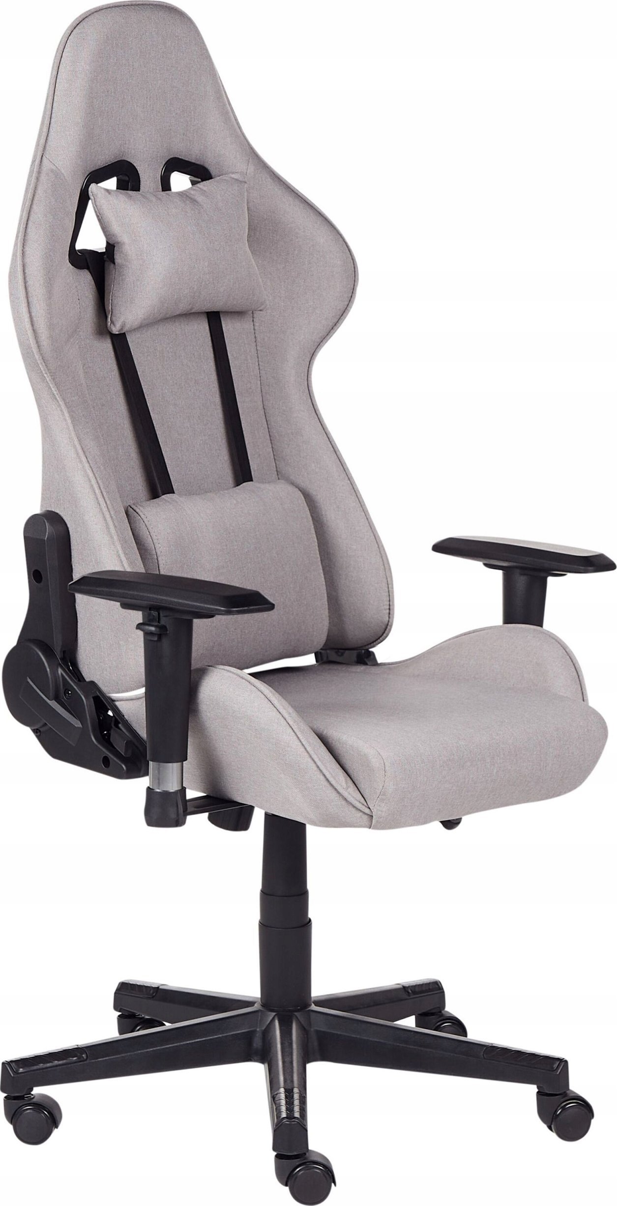 Krzesło biurowe Beliani Krzesło biurowe regulowane jasnoszare WARRIOR