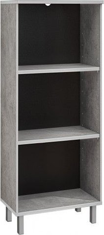 Okmed Regał otwarty loft, Tim, 50x38x116 cm, jasnoszary, mat