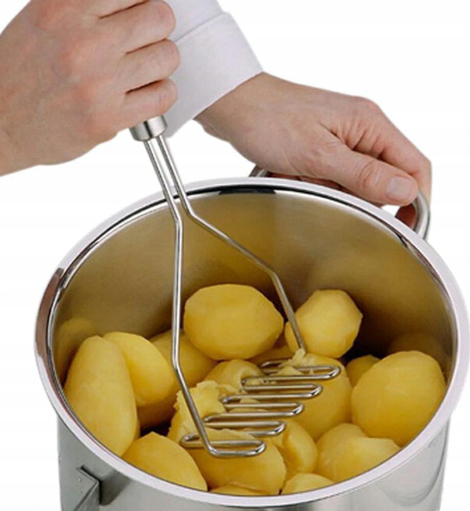 Denix Tłuczek do ziemniaków ubijak stalowy praska