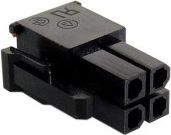 AC Ryan Wtyk 4-pin złącze zasilania Czarny (ACR-CB7648)