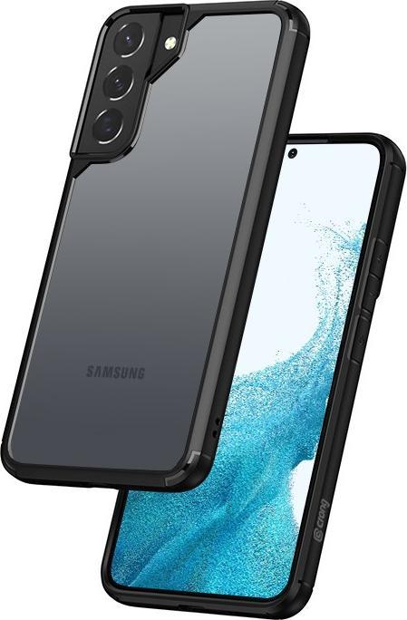 Crong Crong Hybrid Clear Cover - Etui Samsung Galaxy S22+ (czarny)