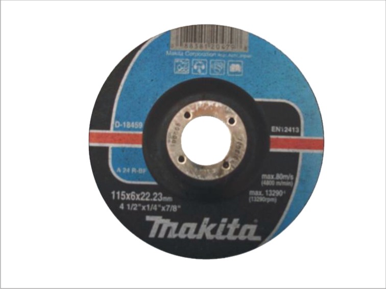 Makita Tarcza do szlifowania metalu wypukła 125x22,2x6,0mm (D-18465)