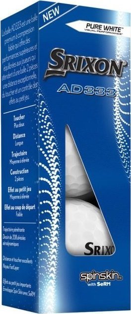 Srixon morele Piłki golfowe SRIXON AD333 (12) białe