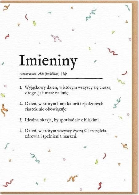Karnet Imieniny