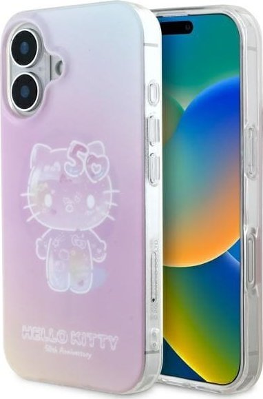Hello Kitty Hello Kitty HKHMP16SH50AP iPhone 16 6.1" pink/pink hardcase IML 50TH Anniversary Magsafe