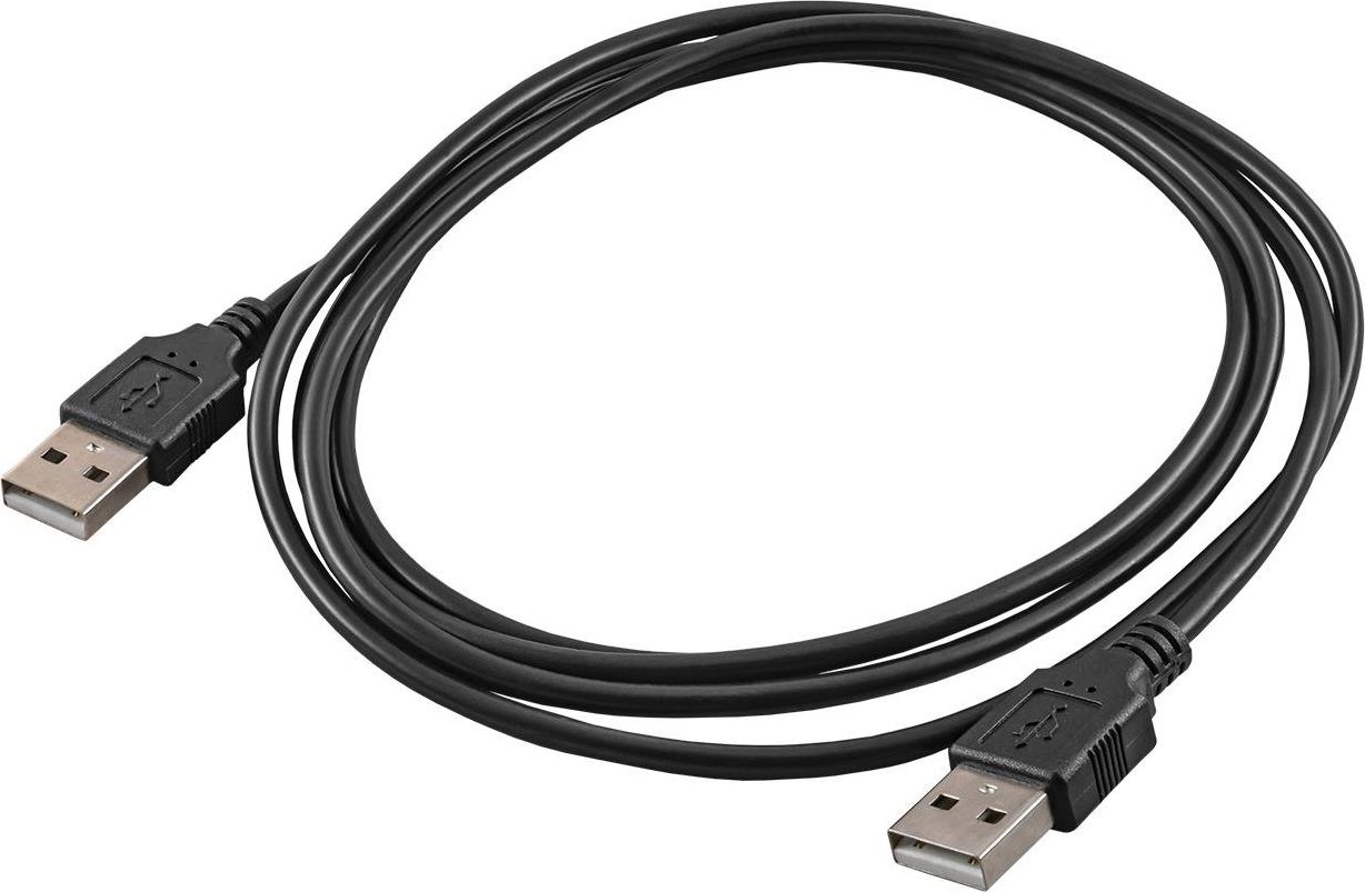 Kabel USB Akyga USB-A - USB-A 1.8 m Czarny (AK-USB-11)