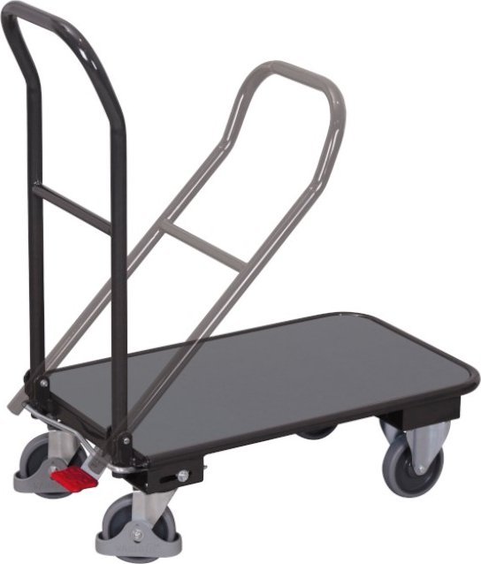 Variofit Wózek ze składaną poręczą 815x450x940 wys. - nośność 150 kg (kolor: antracytowy)