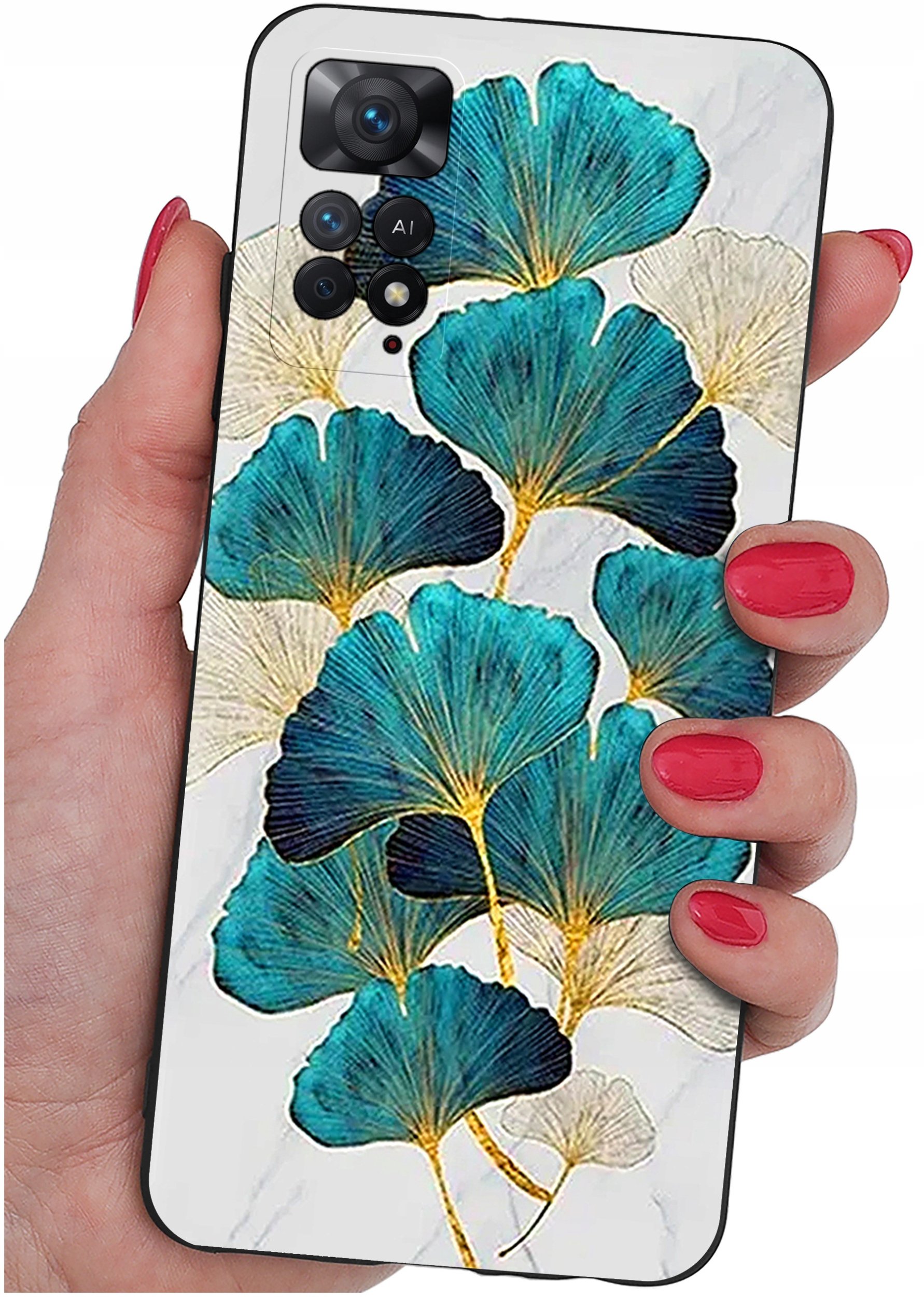 krainaGSM ETUI do Xiaomi Redmi Note 11 Pro SILIKONOWE MATT CASE + SZKŁO 9H