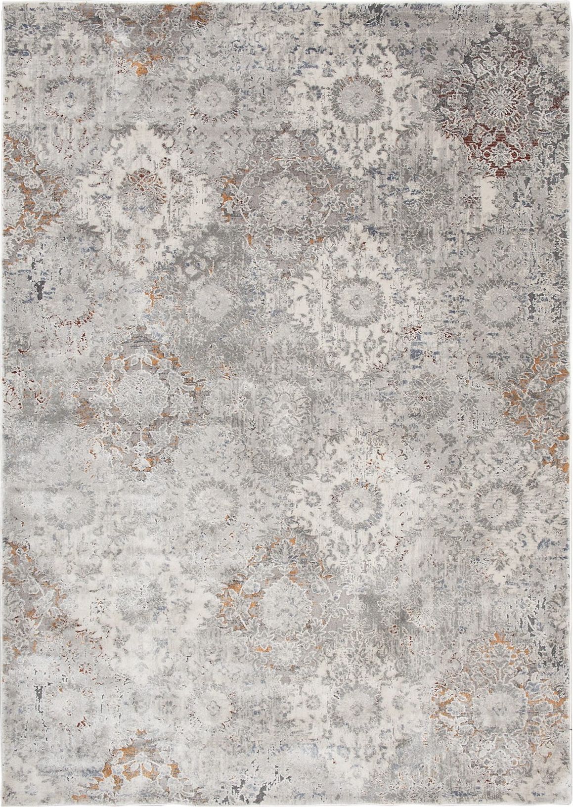 Carpetpol Dywan szary beż krem Komfort VINTAGE AP21B LIGHT GRAY FEYRUZ FFS (1.40*2.00)