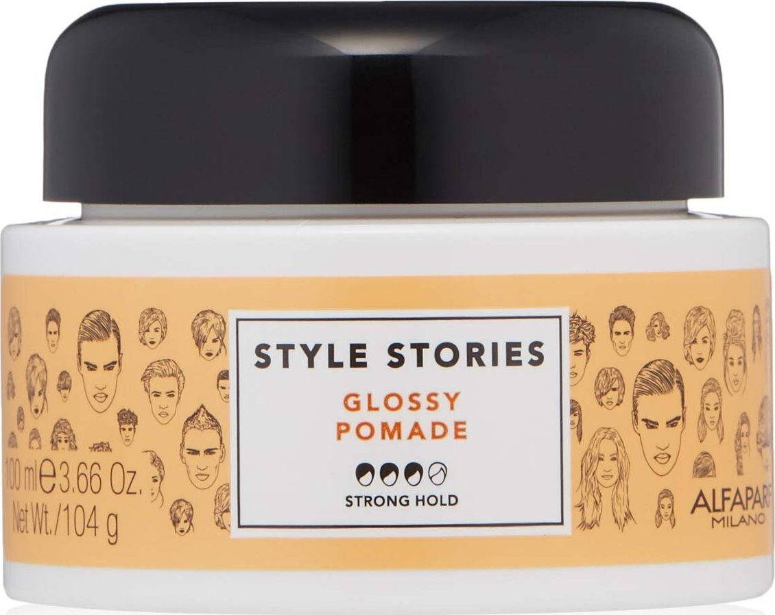 Alfaparf Stiprios fiksacijos plaukų pomada Alfaparf Milano Style Stories Glossy 100 ml