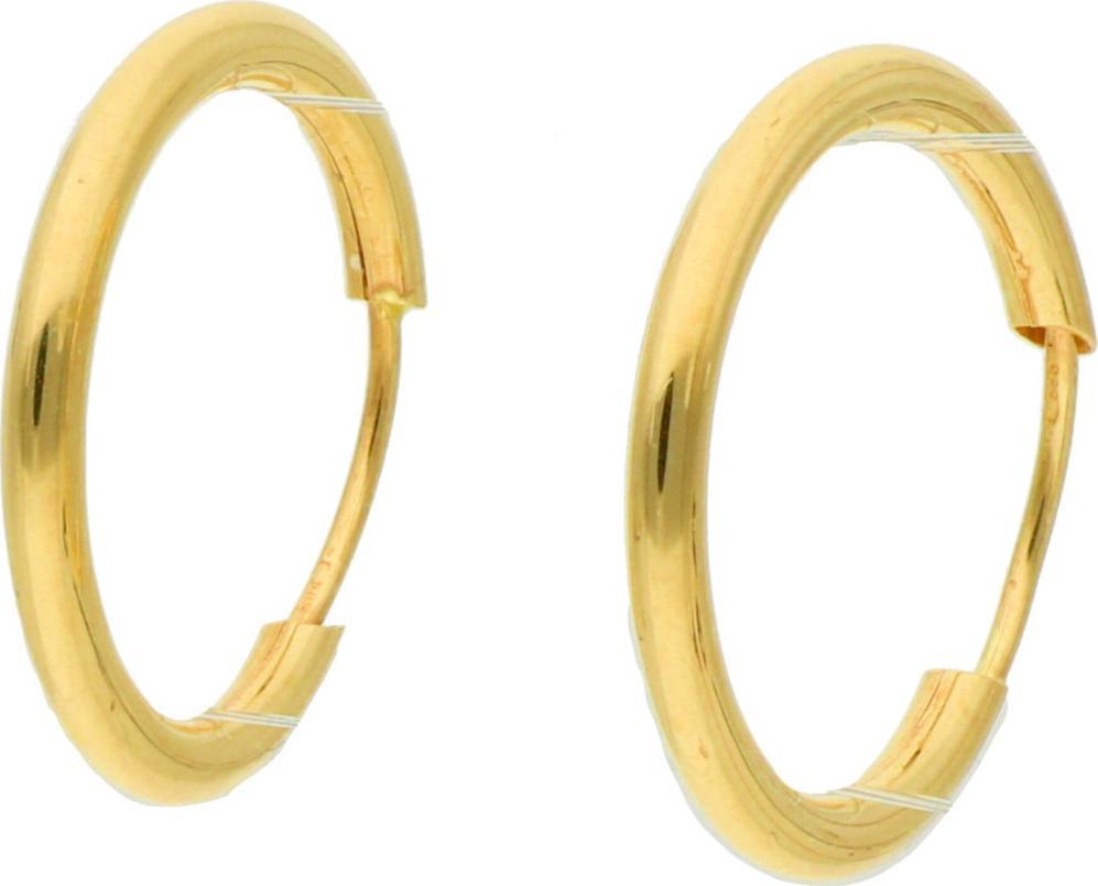 Rosanto Małe subtelne złote kolczyki kółka 585 14k