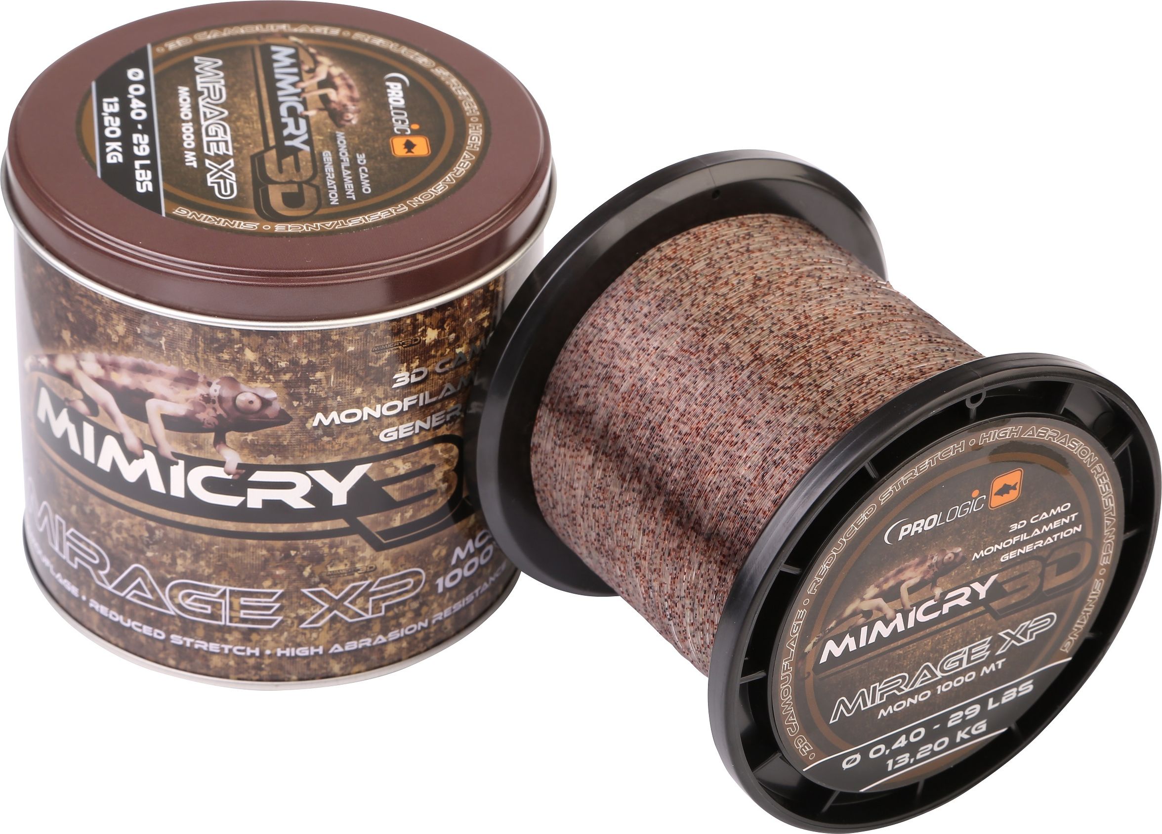Prologic Mimicry Mirage XP 1000m 21lbs 9.8kg 0.35mm Camo (48436)