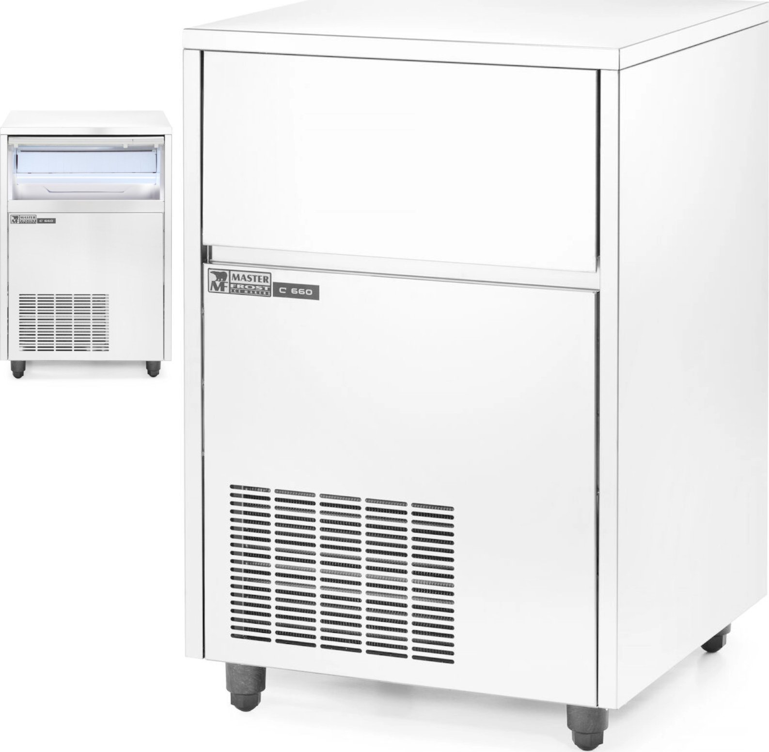 Kostkarka do lodu Hendi Profesjonalna kostkarka do lodu barowa 65 kg / 24 h 720 W Profesjonalna kostkarka do lodu barowa 65 kg / 24 h 720 W