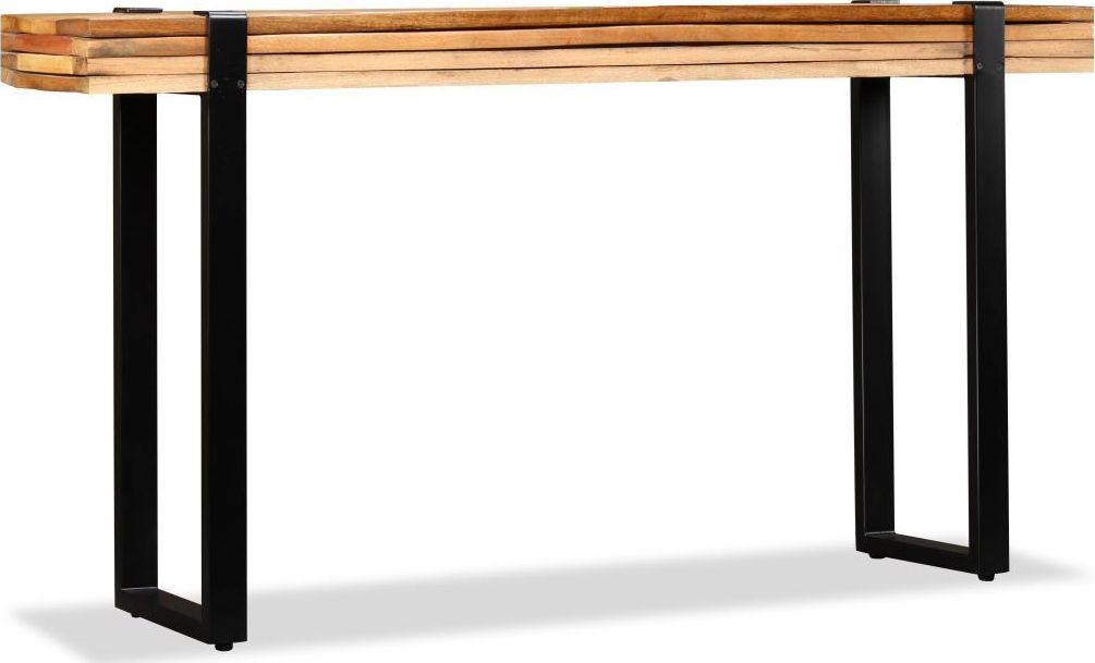 vidaXL Stolik boczny / konsola z drewna odzyskanego, regulowany