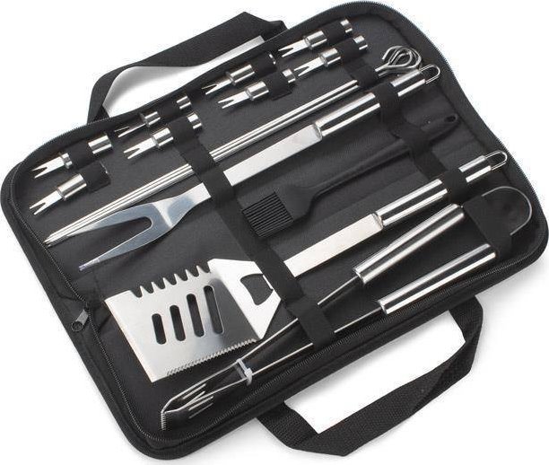 Upominkarnia Zestaw do grilla ROLAN w poliestrowym etui zawiera 13 elementów