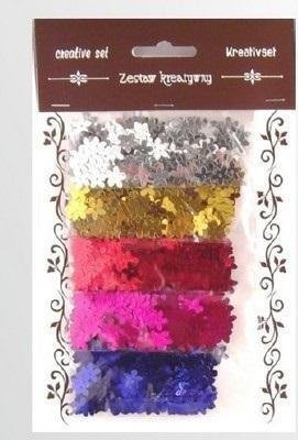 Creativ Company Zestaw cekiny kwiatki 30g
