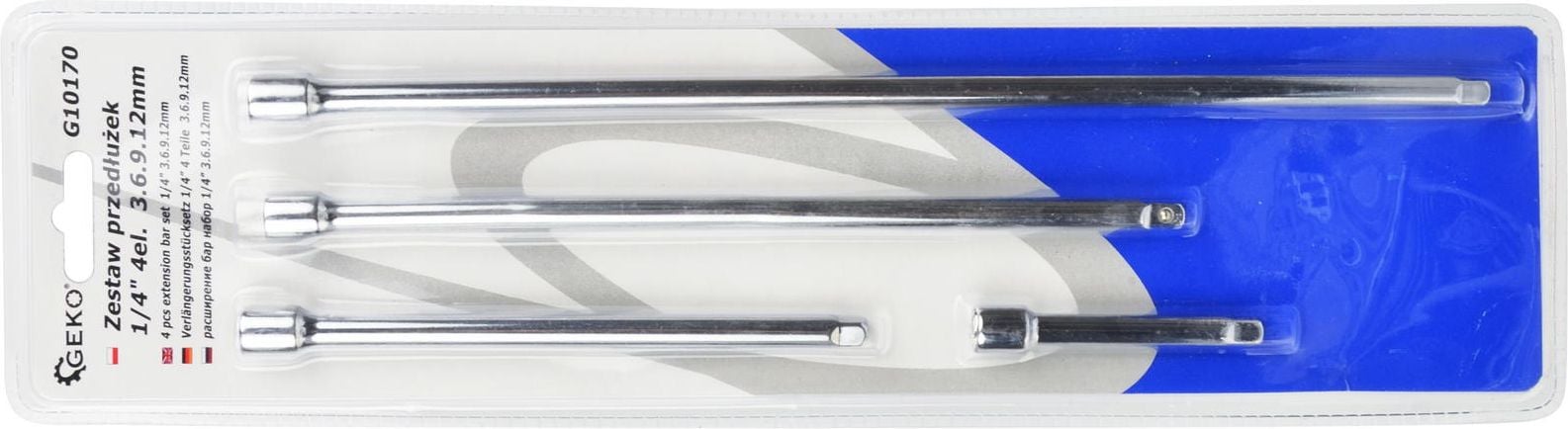Geko 4el.zestaw przedł.1/4"GEKO PROFI (15/60)