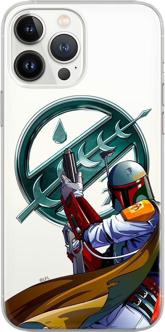 Babaco Etui Boba Fett 002 Star Wars Nadruk częściowy Przeźroczysty Producent: Samsung, Model: A20e