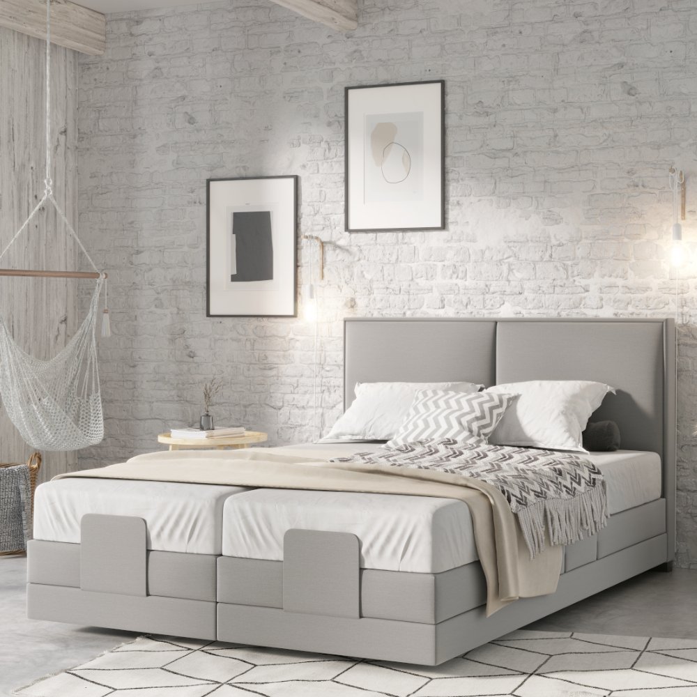 NewDesign Łóżko Magnolia kontynentalne elektryczne 160x200 grupa 3