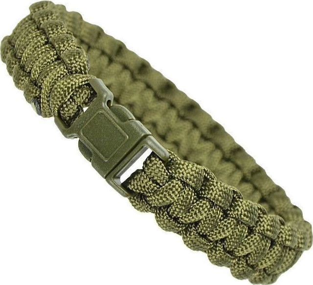Mil-Tec Mil-Tec Bransoleta Paracord 15mm Olive S