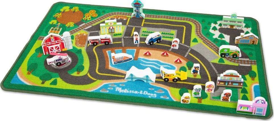 Melissa & Doug Mata podłogowa Psi Patrol z akcesoriami