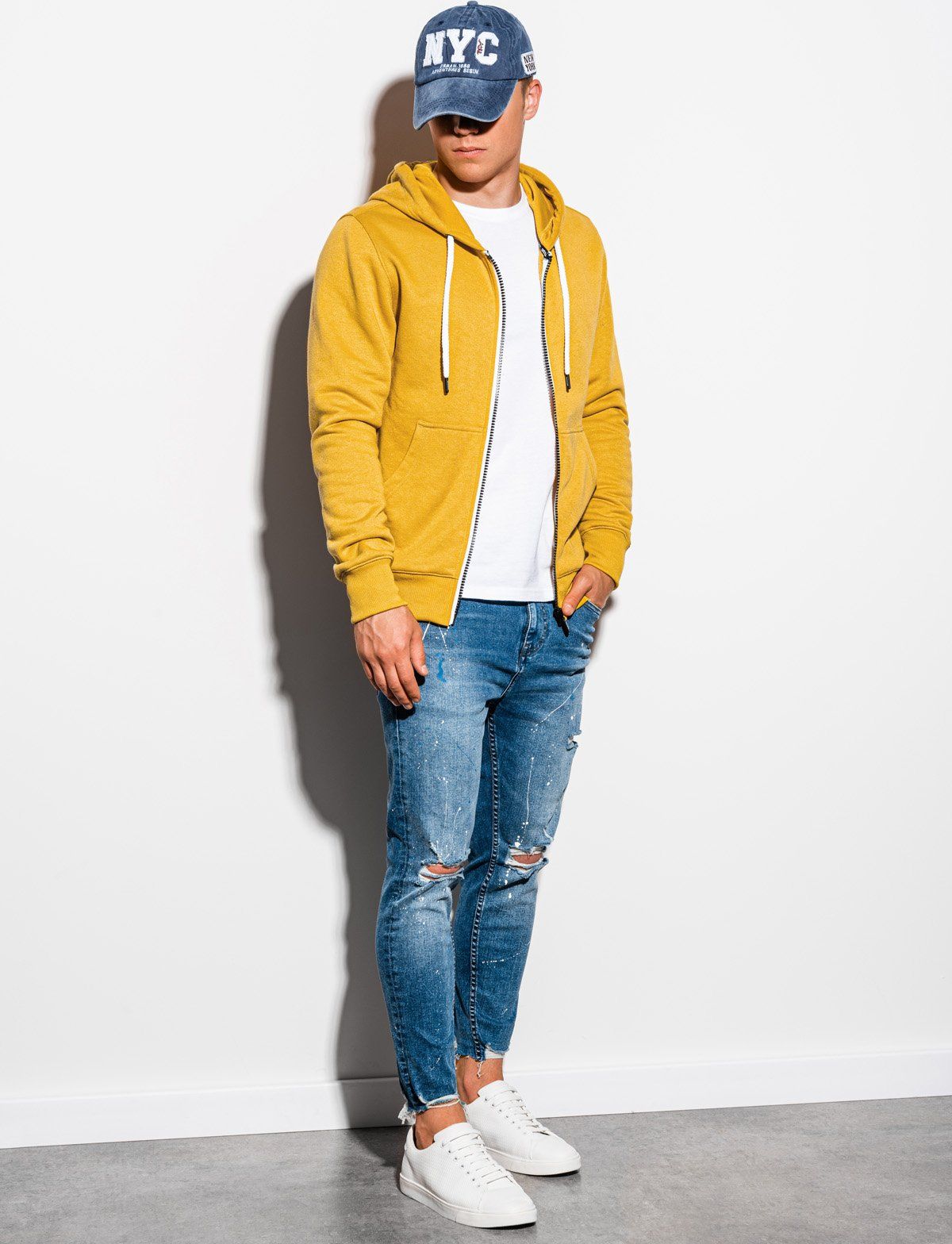 Ombre Bluza męska żółta r. L (B977)