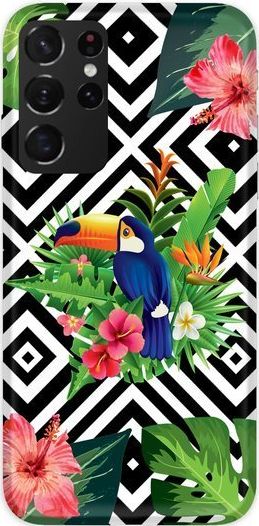 CaseGadget CaseGadget ETUI NADRUK TUKAN ACTIVE SAMSUNG GALAXY S21 ULTRA standard